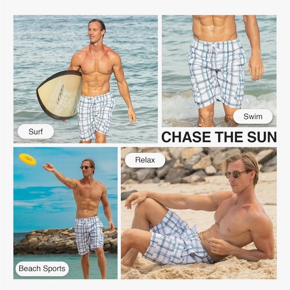 NWT Kanu Surf Men's Infinite Swim Trunks M - Picture 5 of 7